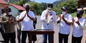 Gubernur Resmikan Jalan Senilai 17,5 Miliar di Pulo Aceh
