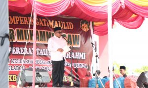 Hadiri Peringatan Maulid Oleh IKKW, Bupati Ramli MS Puji Kualitas Masyarakat Woyla