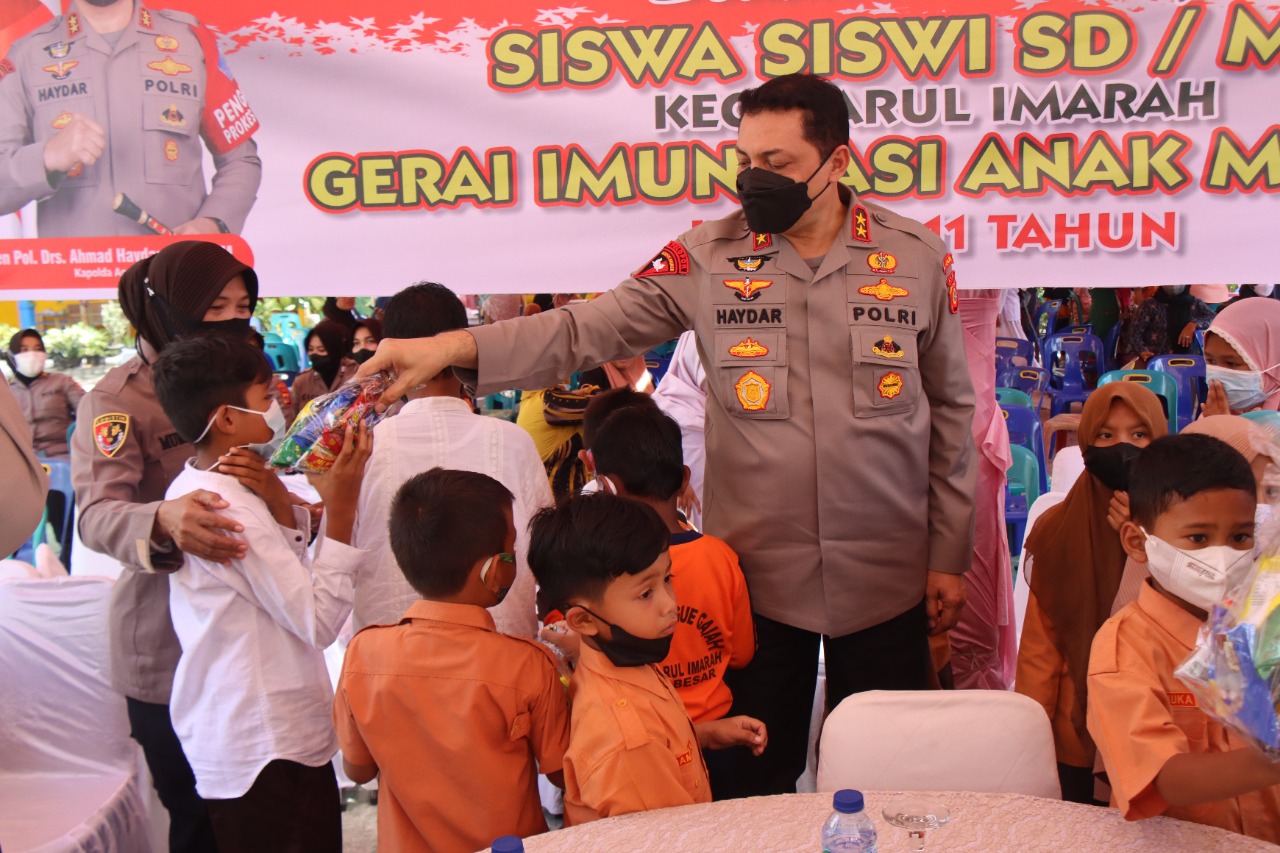 Vaksinasi Polda Aceh Peringkat 24 se-Indonesia