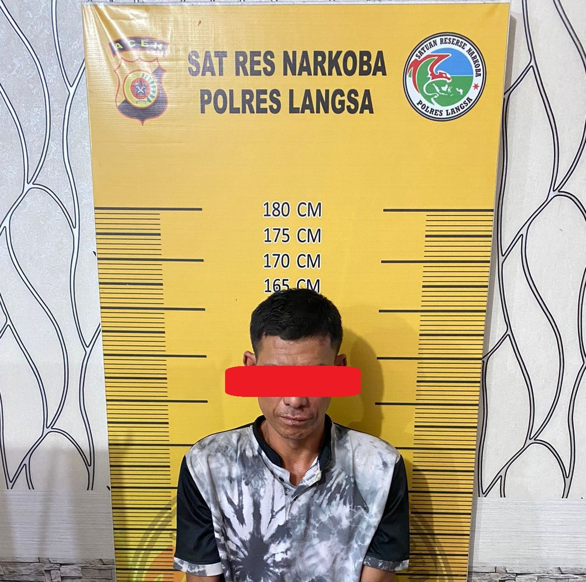 Polres Langsa Tangkap DPO Kasus Sabu Beserta Barbuk 33 Paket Sabu