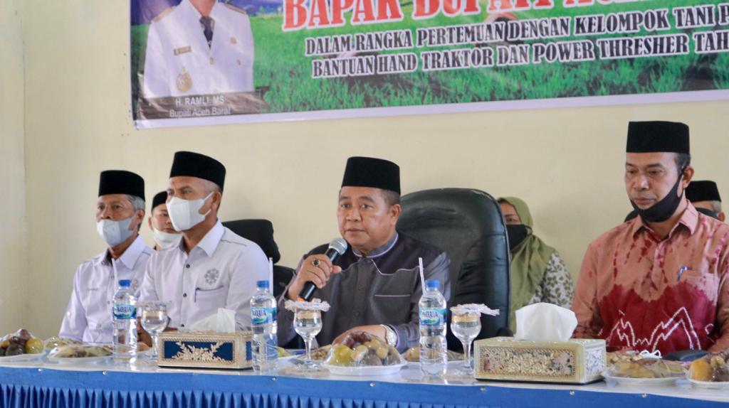 Bupati Ramli MS Minta Bantuan Alat Pertanian Tidak Disalah Gunakan