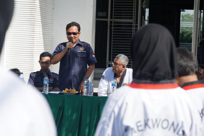270 Taekwondoin Aceh Besar Berjuang Meraih Sabuk