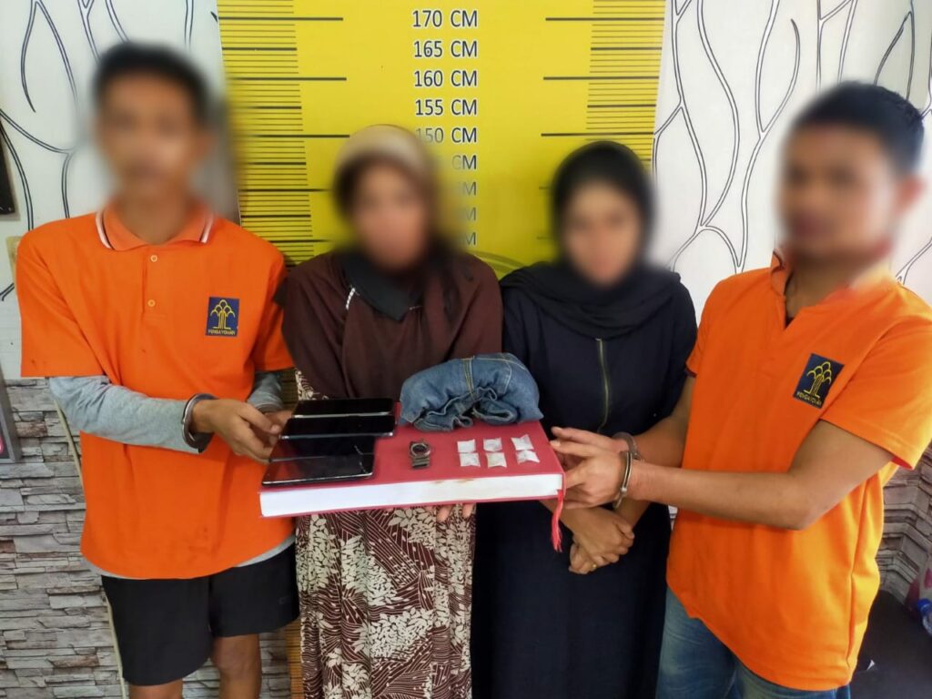 Pasok Sabu Untuk Anak di LP, Ibu Paruh Paya Ditangkap Polres Langsa