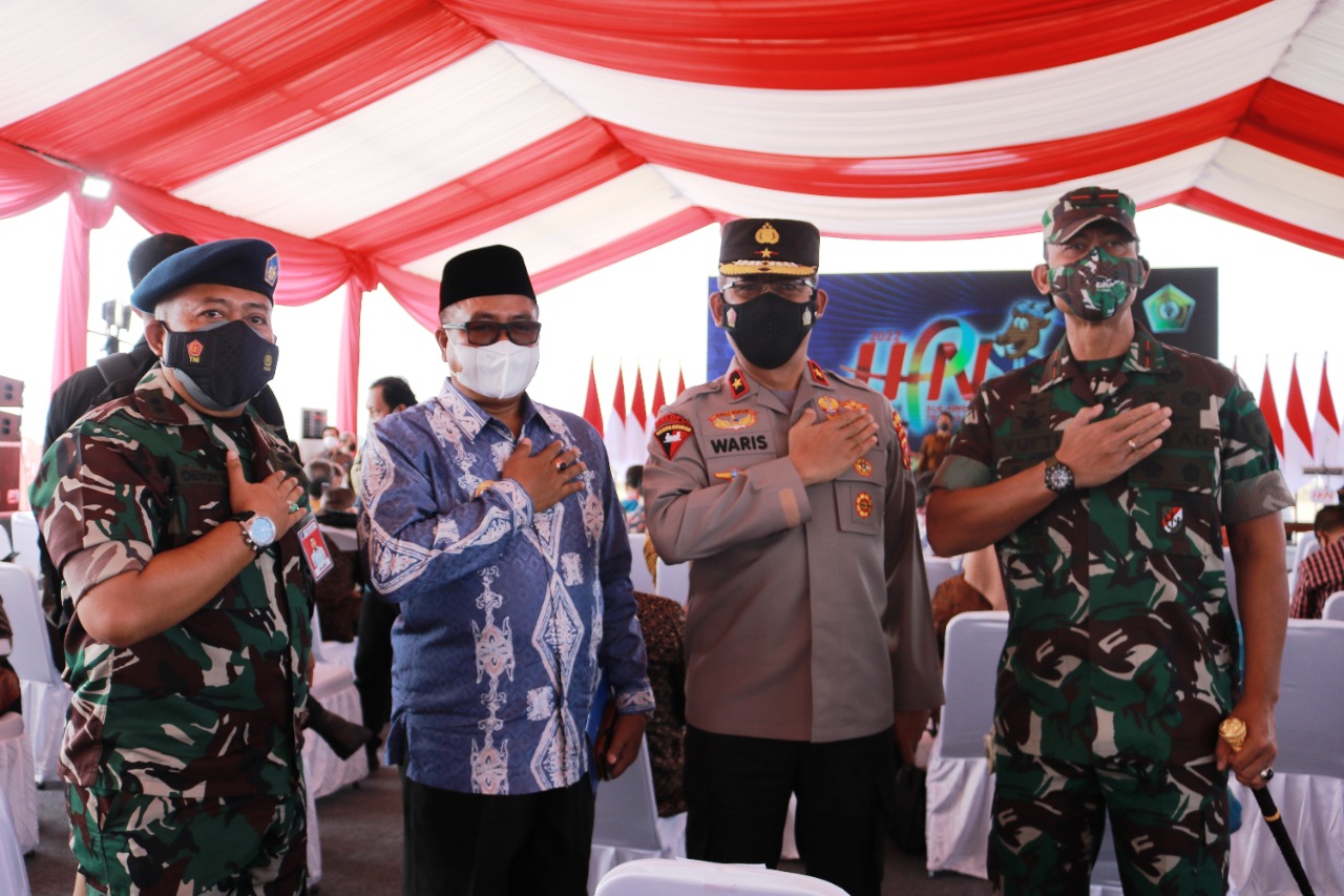 Bertemu Kapolda Sultra dan Danrem 143/HO, Bupati Ramli MS bahas kongres Santri Pancasila dan peran Pers di Daerah