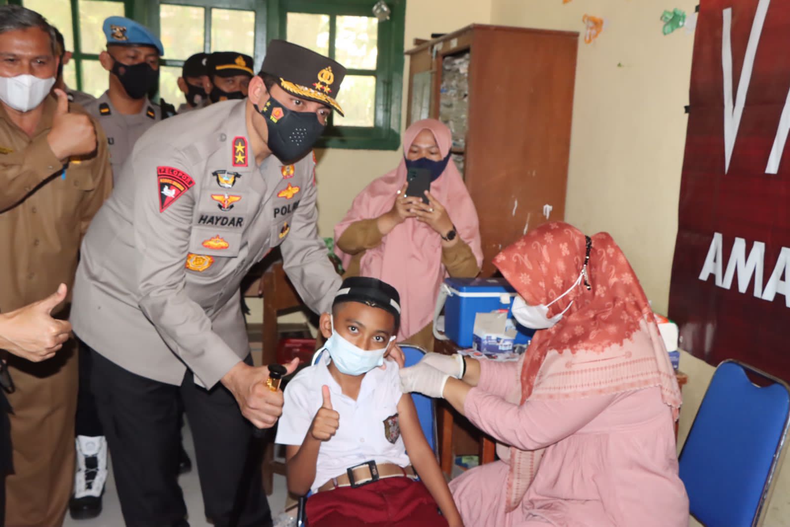 Capaian Vaksinasi Harian Polda Aceh dan Jajaran Meningkat