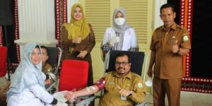 Antusiasme Kian Tinggi, 596 ASN Pemerintah Aceh Donor Darah dalam Sehari