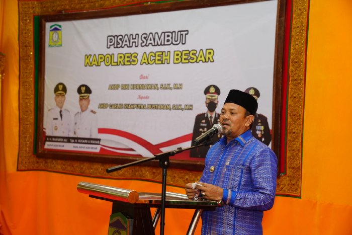 Pemkab Aceh Besar Gelar Pisah Sambut Kapolres