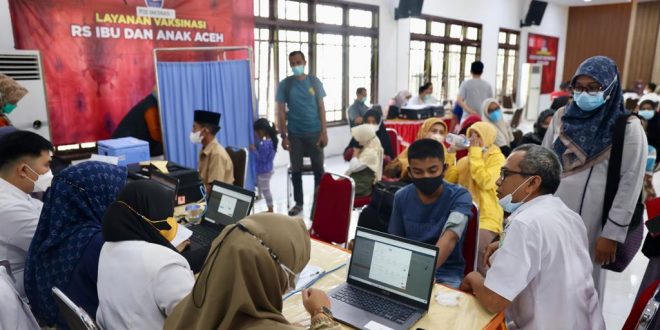Capaian Vaksinasi Covid-19 Pemerintah Aceh Kini Berada di Angka 98.492 Capaian Vaksinasi Covid-19 Pemerintah Aceh Kini Berada di Angka 98.492