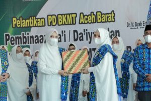 Lantik Evi Juwinda Jadi Ketua BKMT Aceh Barat, Ini Pesan Dyah !