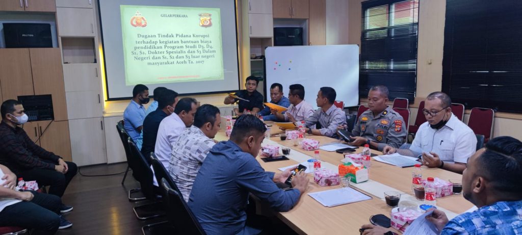 Polisi Tetapkan Tujuh Tersangka Kasus Korupsi Beasiswa Aceh 2017