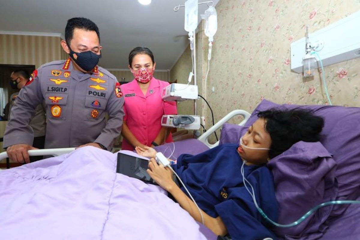 Operasi Tumor Tulang Lancar, Sinta Aulia: Terima Kasih Kapolri