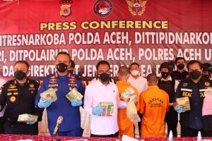 Polda Aceh Kembali Ungkap Kasus Peredaran 189 Kilogram Sabu