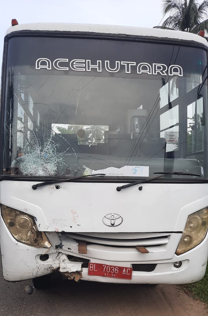Sepmor Kontra Bus Pemkab Aceh Utara, Dua Mahasiswi Meninggal