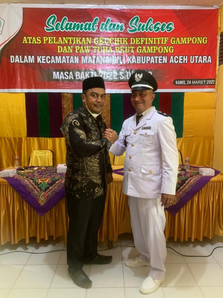 Resmi Dilantik, Ibnu Sakdan Sebut Siap Majukan Gampong Keude Matangkuli