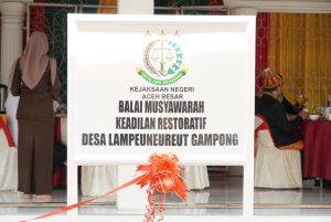Pemkab Aceh Besar Luncurkan Gampong Jroeh Restoratif Justice
