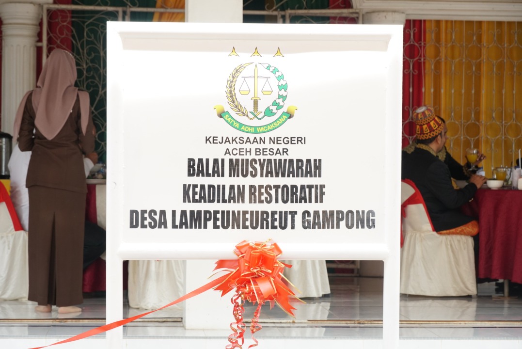 Pemkab Aceh Besar Luncurkan Gampong Jroeh Restoratif Justice