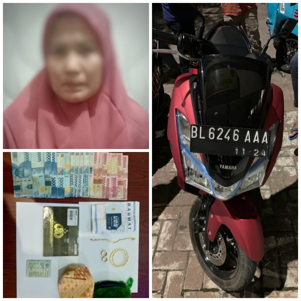 Curi Emas 25 Mayam, Seorang Tenaga Kontrak Asal Banda Aceh Ditangkap Polisi