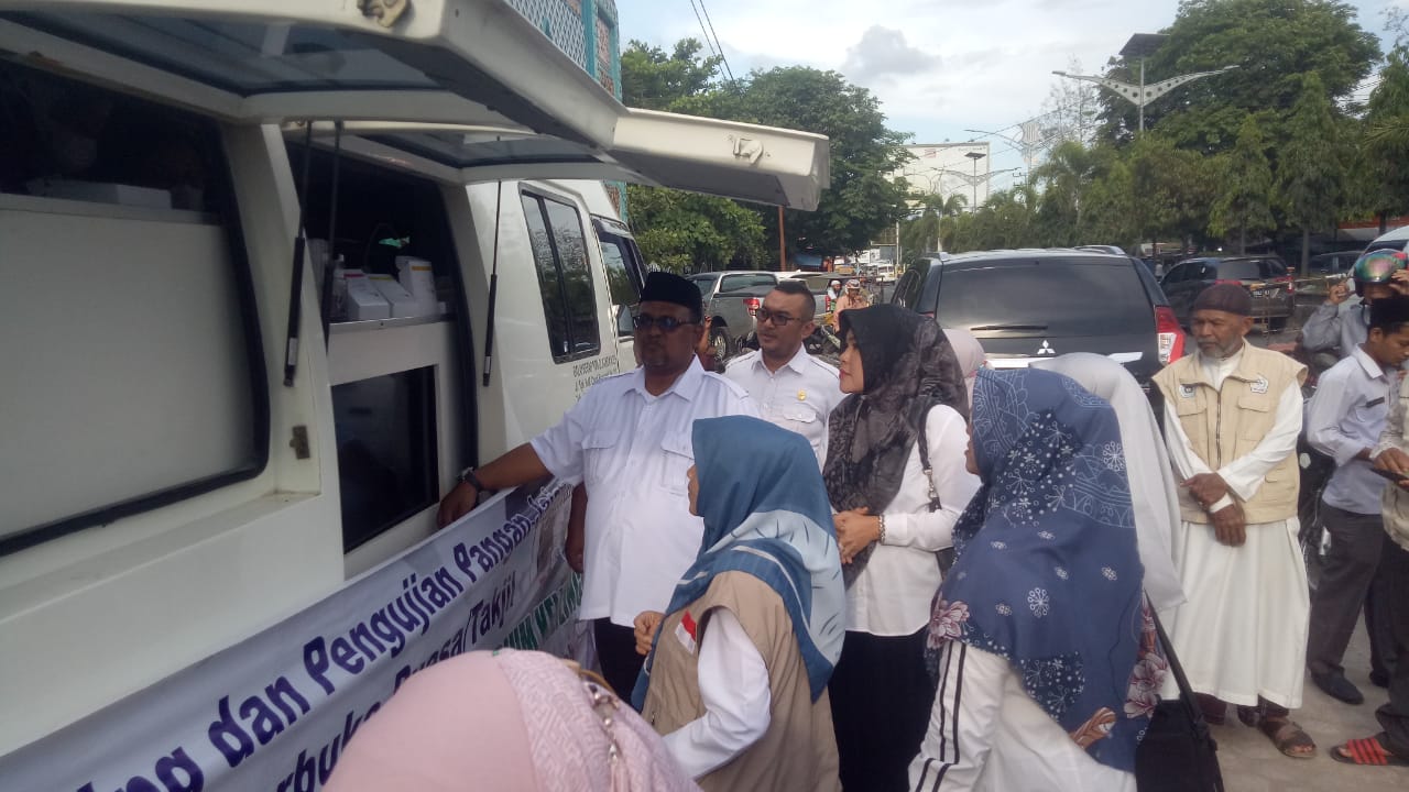 Fauzi Yusuf dan BBPOM Aceh Pantau Jajanan Ramadan di Aceh Utara