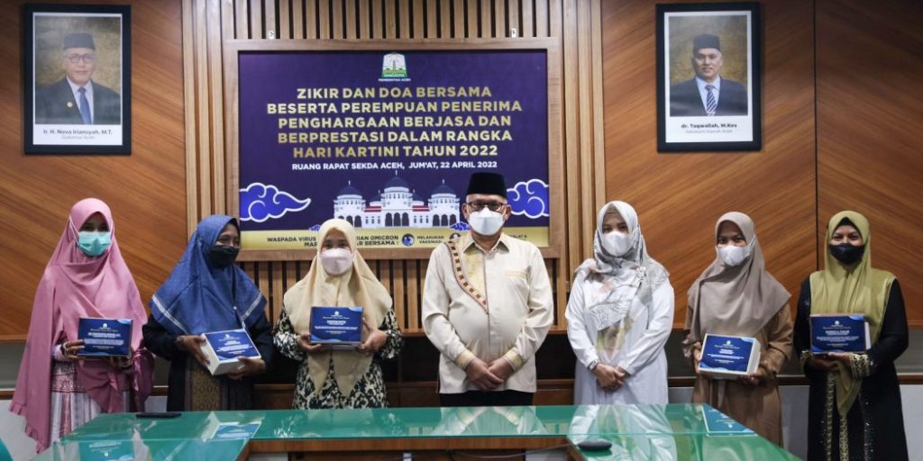 Lima Srikandi Aceh Berprestasi, Sampaikan Motivasi Dari Ruang Rapat Sekda Aceh
