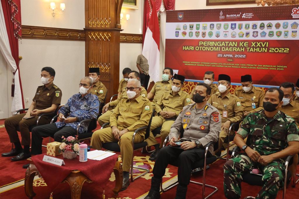Pemerintah Aceh Peringati Hari Otonomi Daerah Pemerintah Aceh Peringati Hari Otonomi Daerah