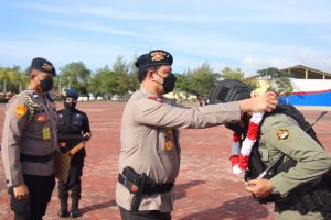 Kapolda Aceh Sambut Kepulangan 203 Personil Satgas Amole Dari Papua
