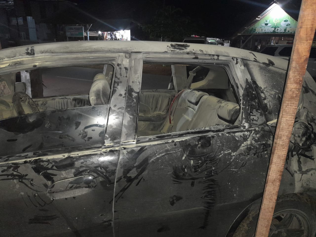 Modifikasi Tangki, Mobil Jazz Terbakar di SPBU Cot Irie
