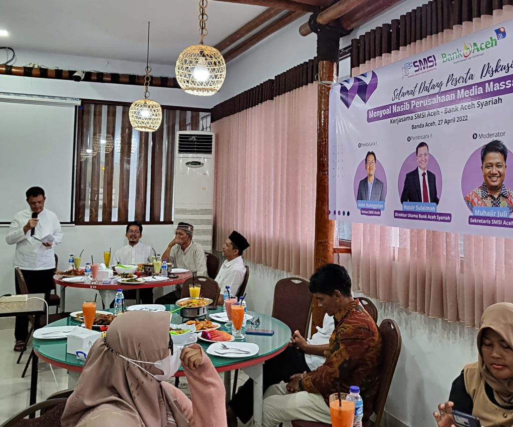 Dirut Bank Aceh dan Ketua SMSI Bahas Nasib Perusahaan Media Massa di Aceh