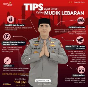 Polda Aceh Siapkan 1.827 Personel untuk Amankan Mudik dan Lebaran