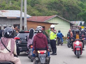 Ditlantas Polda Aceh Terapkan One Way Urai Kemacetan saat Arus Balik