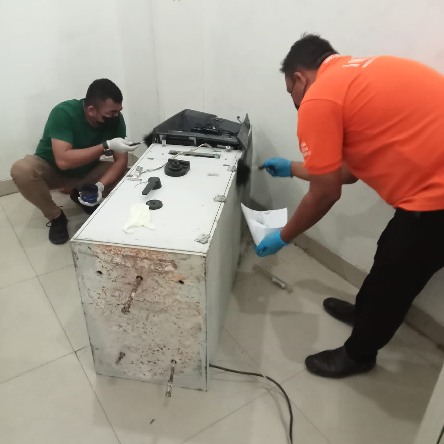 ATM Bank Aceh di Depan VOZ Coffee Lampaseh Gagal Dibobol Maling