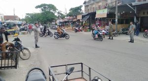 Ada Satpol PP, Pengguna Jalan di Pasar Lambaro Aceh Besar Lebih Nyaman