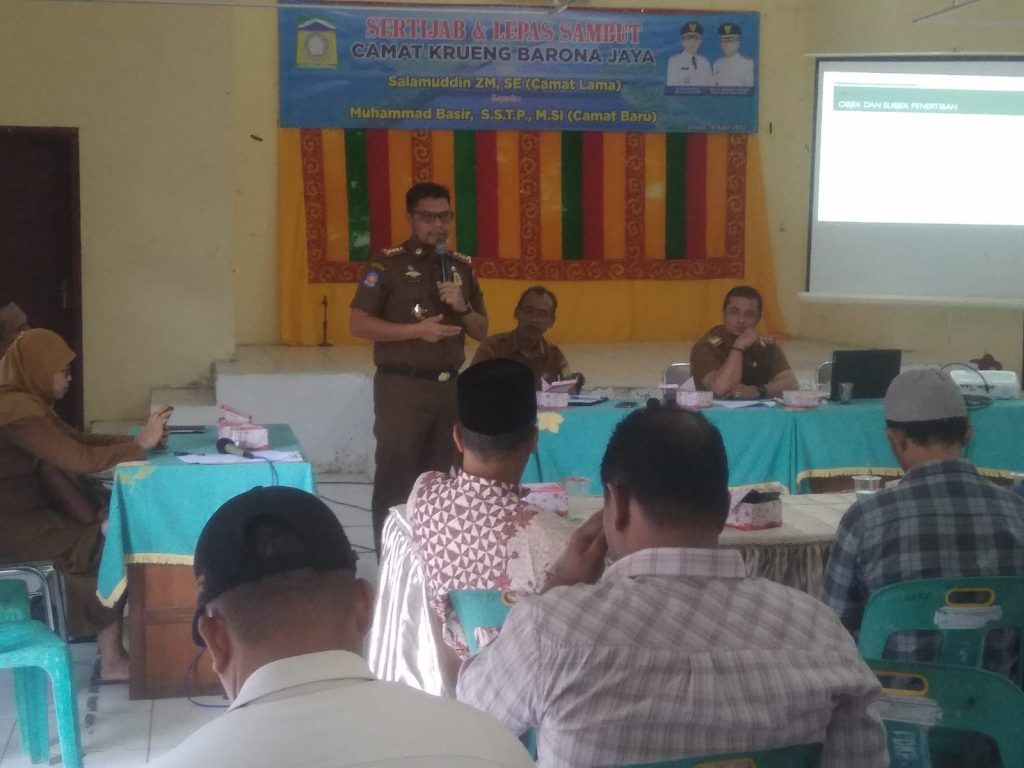 Kasatpol PP dan WH Aceh Besar Sosialisasi Perbup Penertiban Hewan Ternak di KBJ