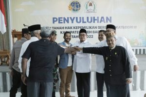 612 Hektare Tanah Pertanian di Aceh Barat Diberikan ke Eks Kombatan GAM