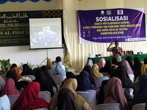 Polsek Tanah Luas Sosialisasi Bahaya Narkoba di Dayah Al Fhattani