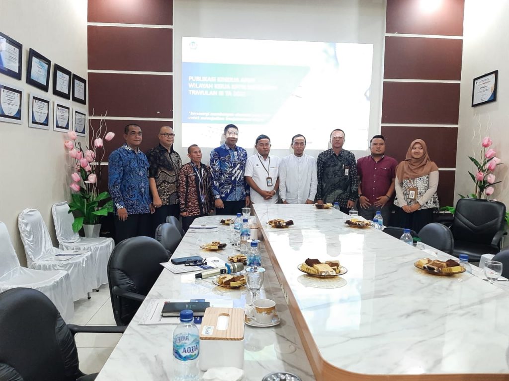 KPPN Meulaboh Publikasi Kinerja APBN Periode Triwulan III 2022