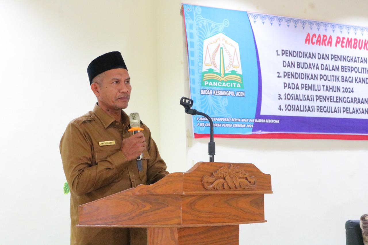 Sekda Aceh Barat Buka Kegiatan Sosialisasi Penyelenggaraan Pemilu