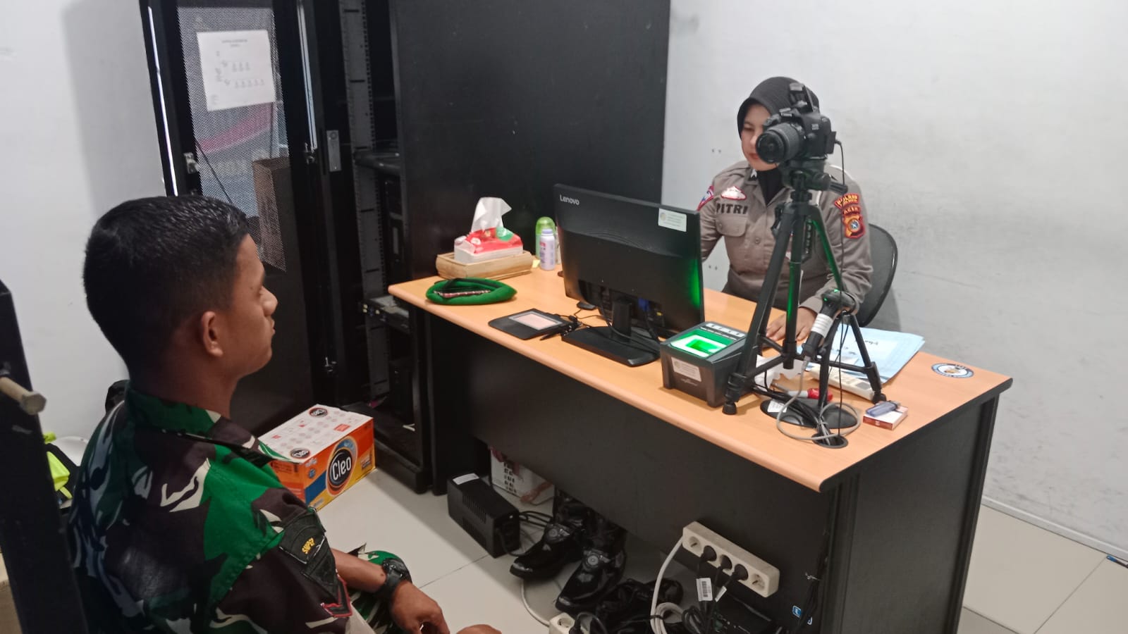 Polres Aceh Besar Buat SIM Secara Kolektif untuk TNI