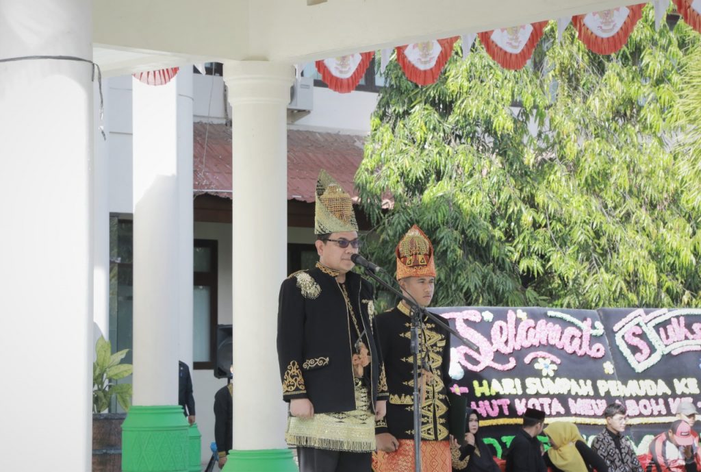 Pj Bupati Aceh Barat Inspektur Upacara Hari Sumpah Pemuda