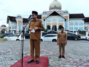 Pimpin Apel Gabungan, Ini Pesan-Pesan dan Harapan Pj Bupati Aceh Utara