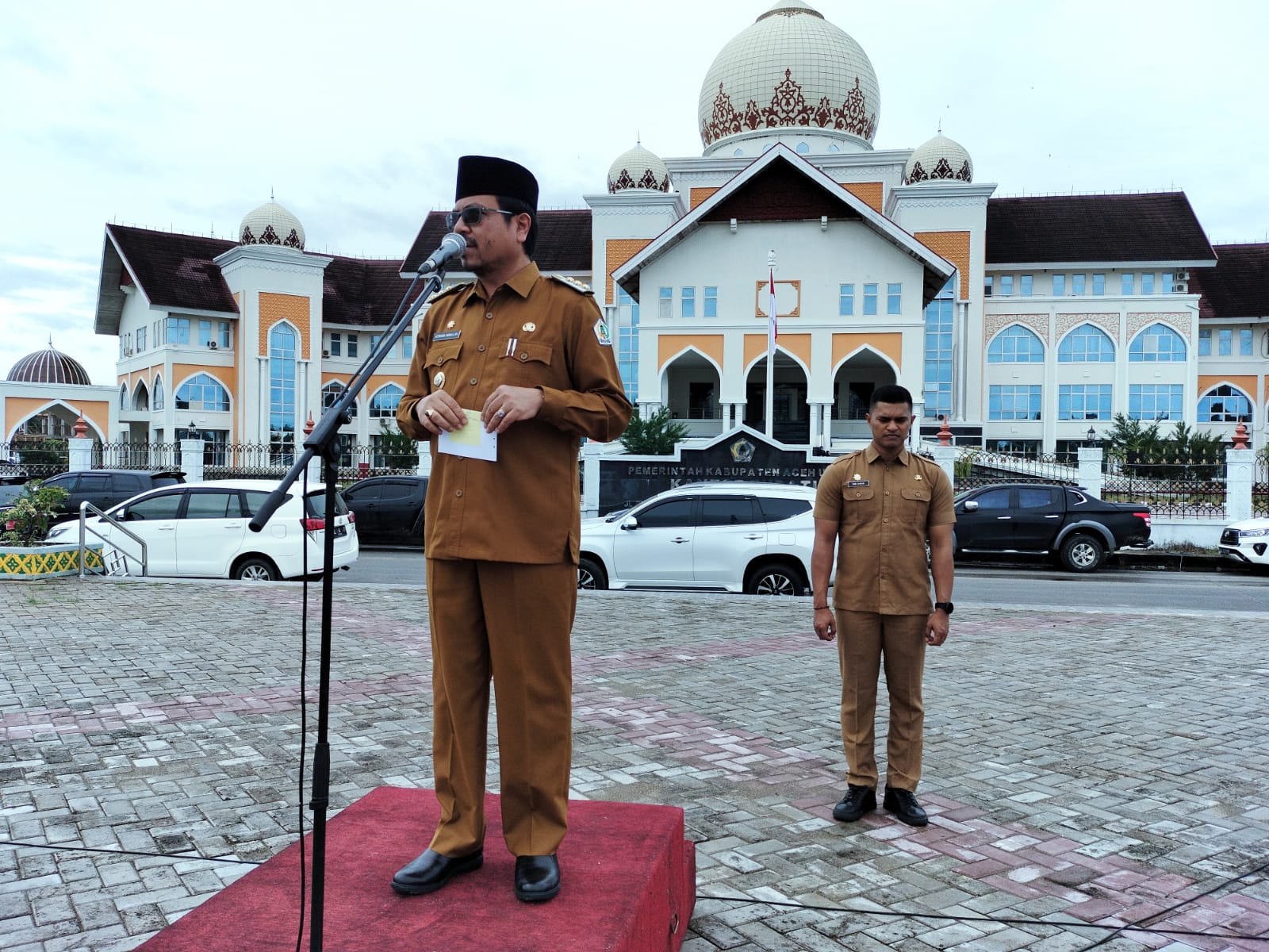 Pimpin Apel Gabungan, Ini Pesan-Pesan dan Harapan Pj Bupati Aceh Utara