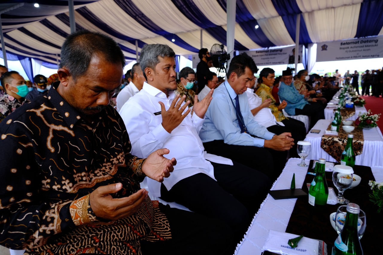 Menteri Agraria Tata Ruang/BPN RI Serahkan 1000 Sertifikat Plasma, PJ Bupati Aceh Utara Ucapkan Terimakasih