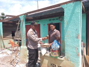 Kasetum Polda Aceh Salurkan Sembako untuk Korban Banjir di Aceh Tenggara