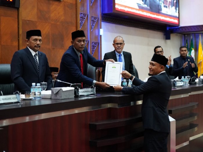 DPRA Tetapkan 15 Judul Raqan Prolega Prioritas Tahun 2023