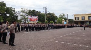 Polresta Banda Aceh Apel Kesiapan Pasukan Pengamanan Kunker Anies