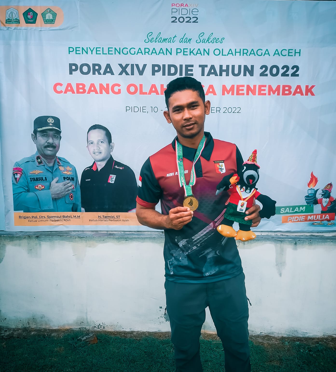 Anggota Polres Aceh Jaya Raih Mendali Emas pada Pora XIV Pidie