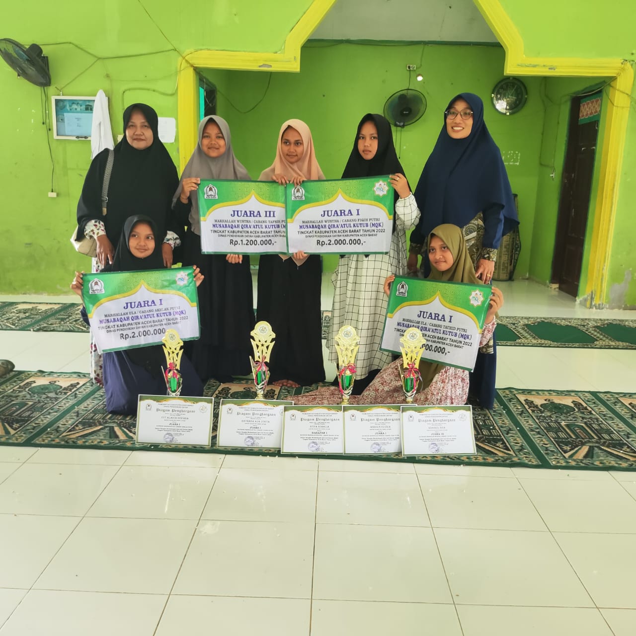 Santri Dayah Inti Darul Aitami Raih Juara di MQK Kabupaten Aceh Barat