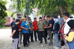 Pj Bupati Aceh Besar Tinjau Rohingya di Benteng Indra Patra