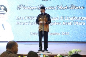 Pj Bupati Aceh Utara Silaturahmi Dengan Ratusan ASN Purna Tugas