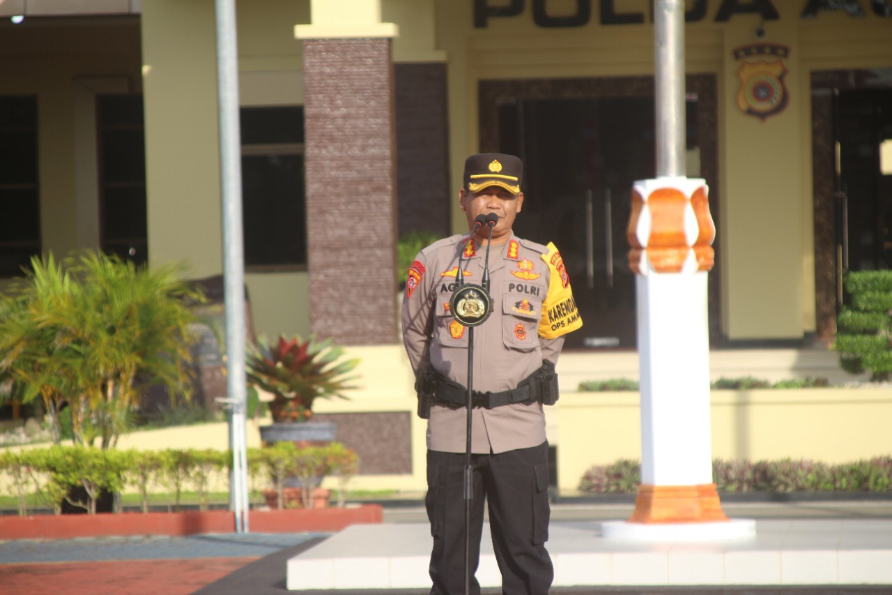 Karoops Polda Aceh Pimpin Apel Kontijensi Antisipasi Bencana