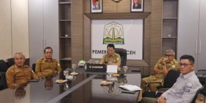 Pj Gubernur Aceh Ikuti Rakor Pemberhentian PPKM Bersama Menko Marves dan Menkes